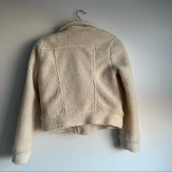 Teddy Sherpa Jacket Charlotte Russe - Picture 4 of 6